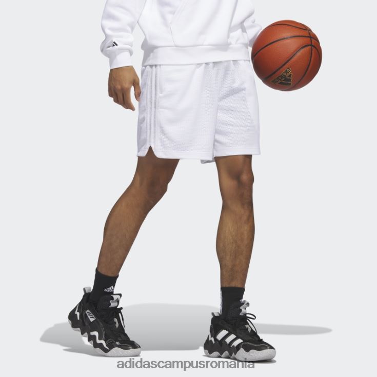 adidas campus romania dame 9 pantaloni scurți alb bărbați alb J266N213825