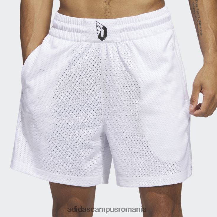 adidas campus romania dame 9 pantaloni scurți alb bărbați alb J266N213825