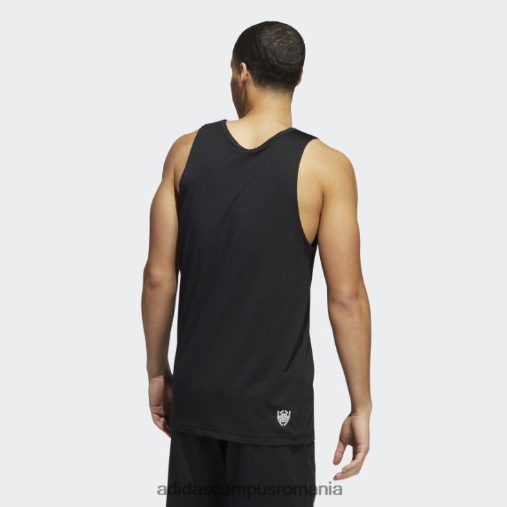 adidas campus romania don. ediția 4 viitorul maiou rapid negru bărbați negru J266N214941