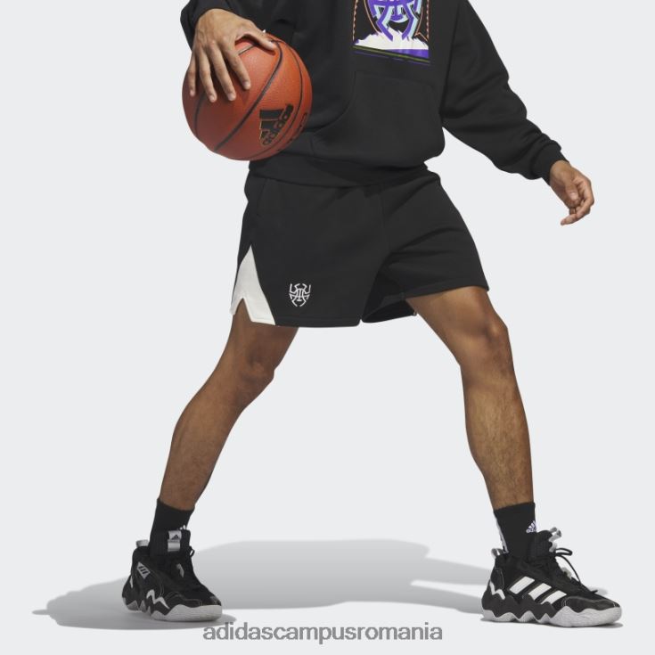 adidas campus romania don. pantaloni scurți excellence negri bărbați negru J266N213855