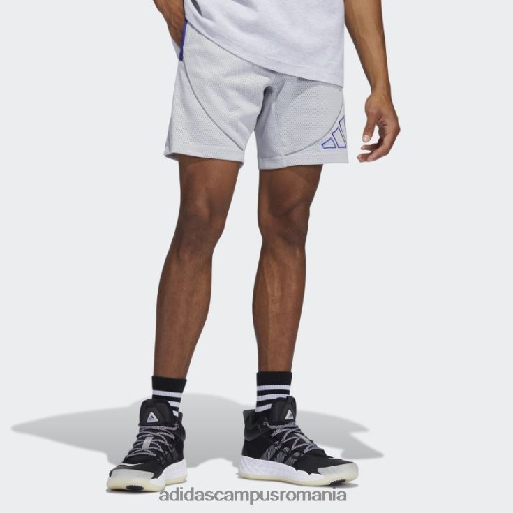 adidas campus romania gri daniel patrick x hoops pantaloni scurți din plasă fashion bărbați gri J266N215114