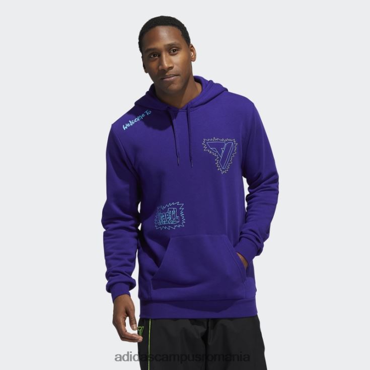 adidas campus romania hanorac violet trae bărbați Violet J266N21522