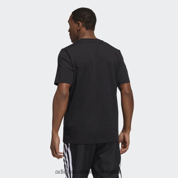 adidas campus romania insignă cercurilor la nivel mondial de tricou grafic sport negru bărbați negru J266N215266