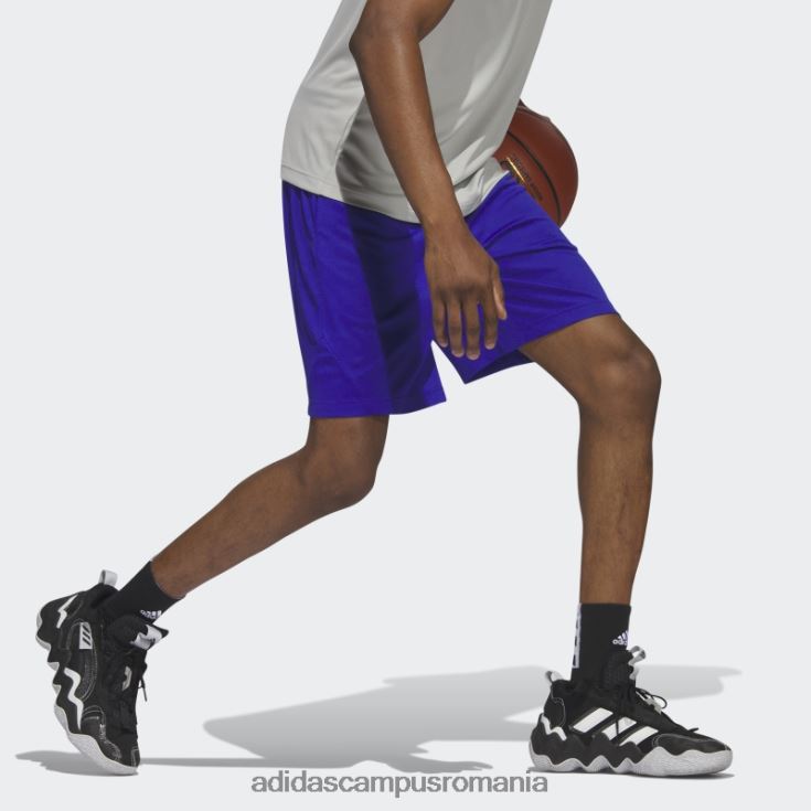 adidas campus romania insigna baschet de pantaloni scurți sport albastru bărbați albastru/negru J266N25155