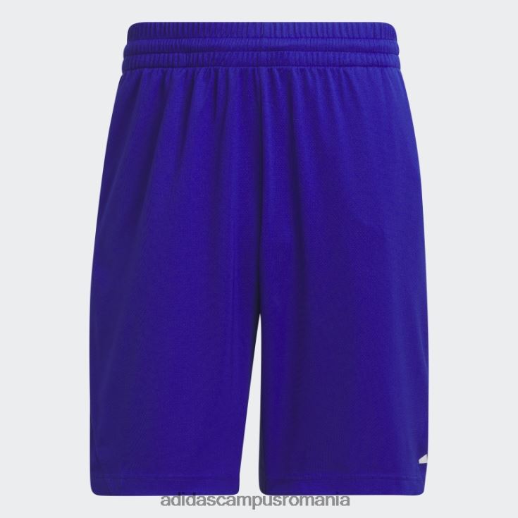 adidas campus romania insigna baschet de pantaloni scurți sport albastru bărbați albastru/negru J266N25155