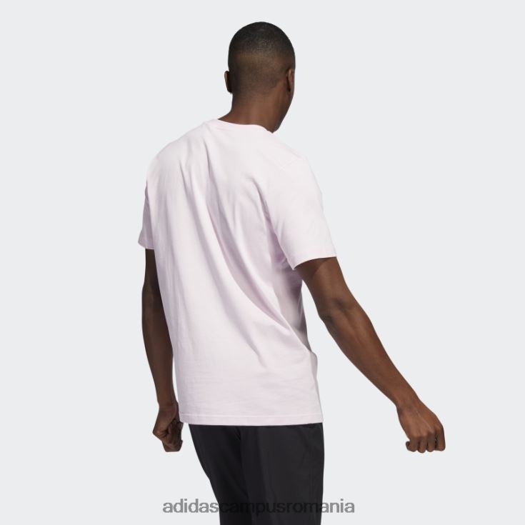 adidas campus romania insigna botg de tricou grafic sport roz adidas bărbați roz J266N24926