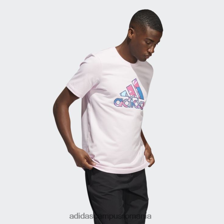 adidas campus romania insigna botg de tricou grafic sport roz adidas bărbați roz J266N24926