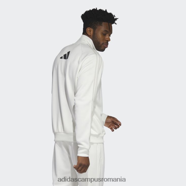 adidas campus romania jachetă baschet select albă bărbați alb J266N25920