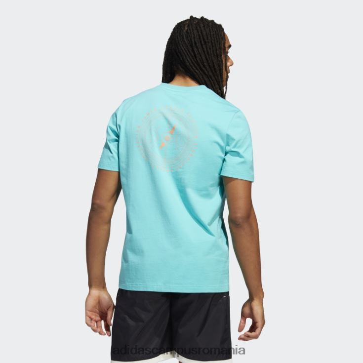 adidas campus romania mint rush harden vol. 6 tricou adidas bărbați papură cu mentă J266N26933