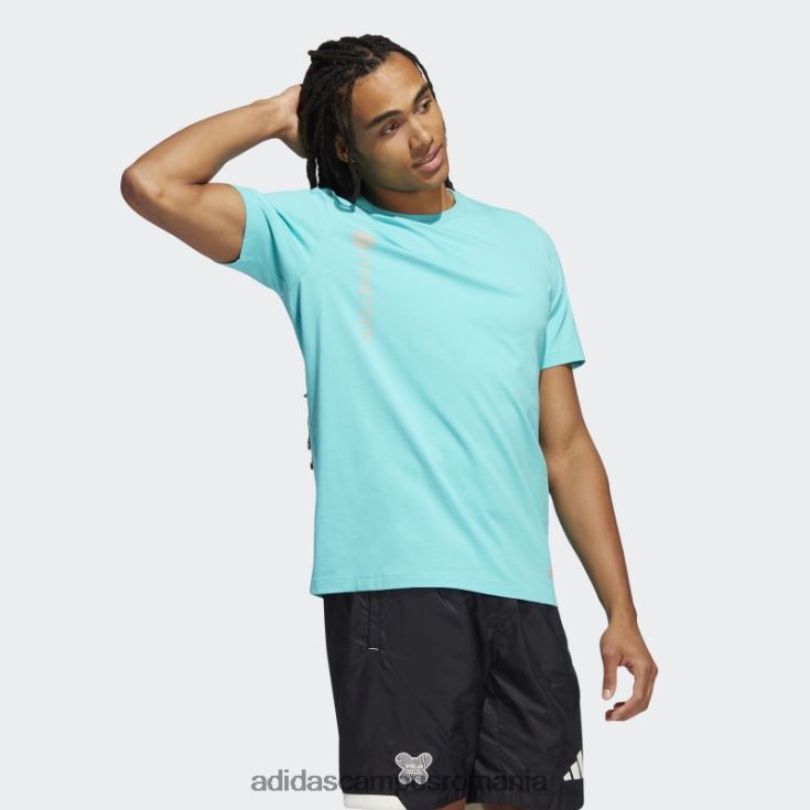 adidas campus romania mint rush harden vol. 6 tricou adidas bărbați papură cu mentă J266N26933