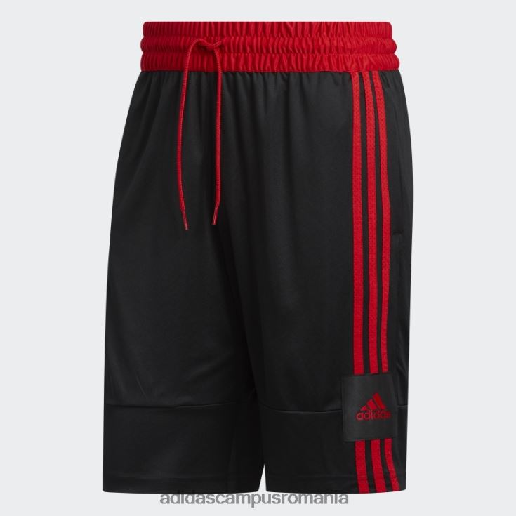 adidas campus romania pantaloni scurți 3g speed x negru adidas bărbați negru/stacojiu J266N26672