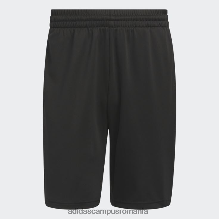 adidas campus romania pantaloni scurți de baschet cu 3 dungi black legends bărbați alb negru J266N25458