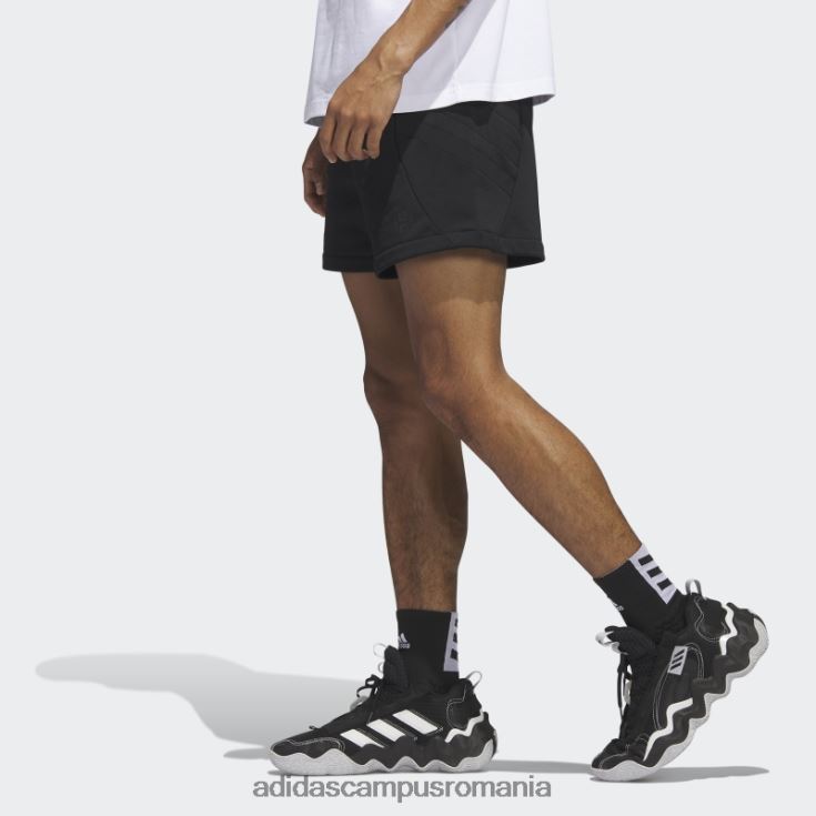 adidas campus romania pantaloni scurți de călătorie harden negru bărbați negru J266N25821