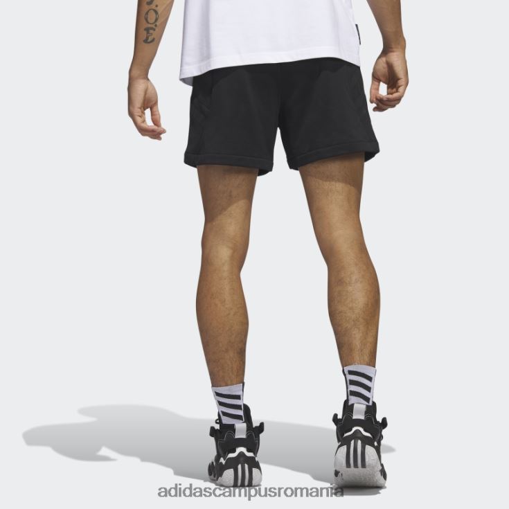 adidas campus romania pantaloni scurți de călătorie harden negru bărbați negru J266N25821