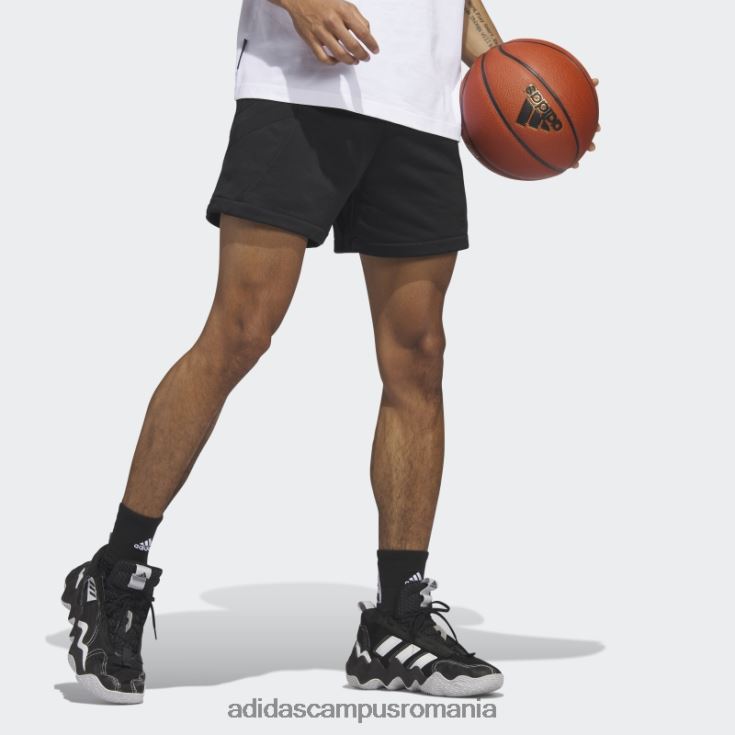 adidas campus romania pantaloni scurți de călătorie harden negru bărbați negru J266N25821