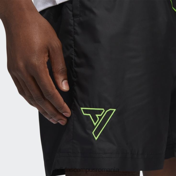 adidas campus romania pantaloni scurți negri bărbați negru J266N27216