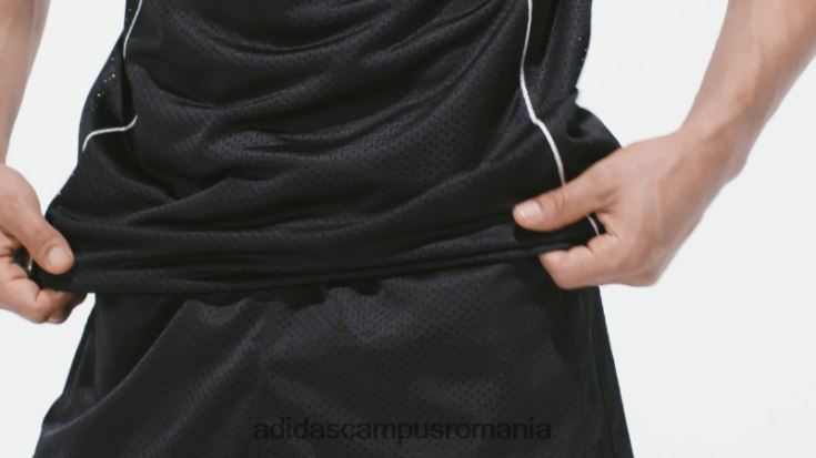 adidas campus romania pantaloni scurți negri cu cercuri la nivel mondial (neutru de gen) bărbați negru J266N214902