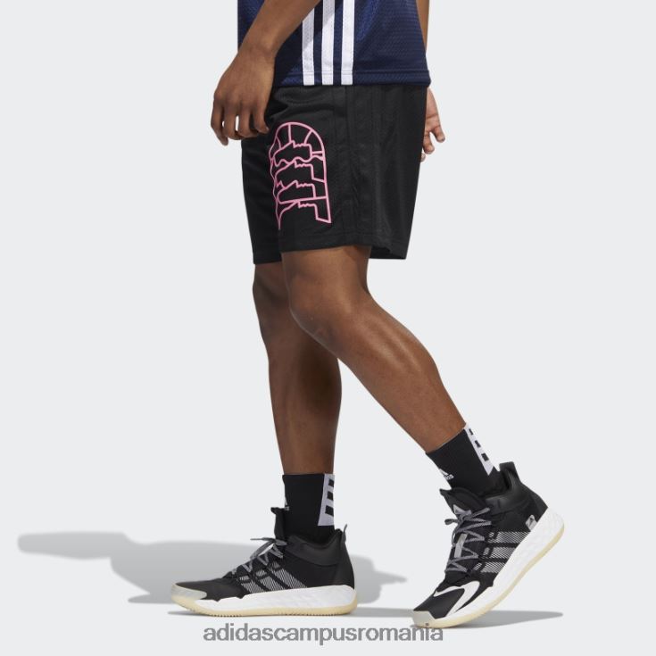 adidas campus romania pantaloni scurți negri cu cercuri la nivel mondial (neutru de gen) bărbați negru J266N214902