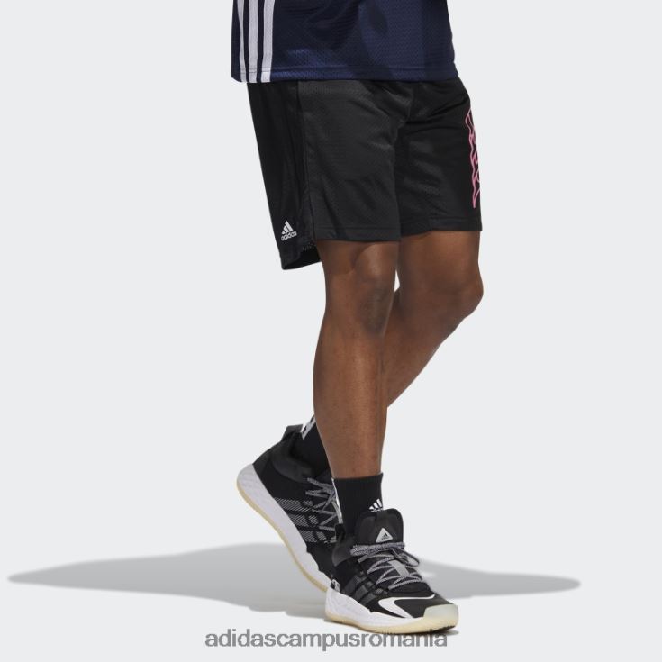 adidas campus romania pantaloni scurți negri cu cercuri la nivel mondial (neutru de gen) bărbați negru J266N214902