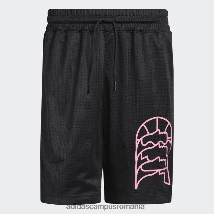 adidas campus romania pantaloni scurți negri cu cercuri la nivel mondial (neutru de gen) bărbați negru J266N214902