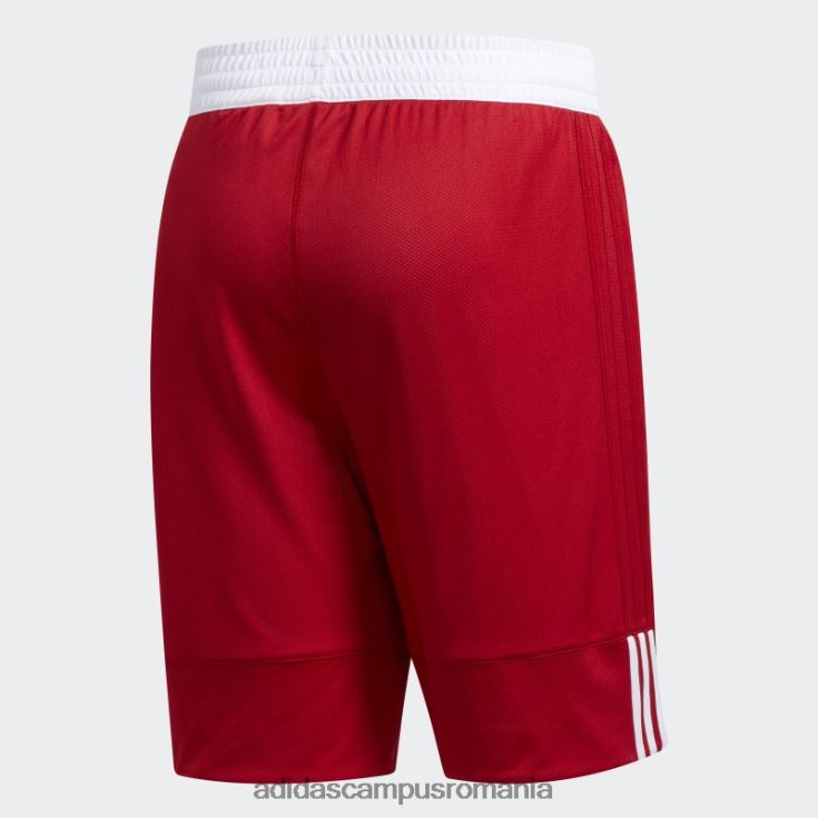 adidas campus romania pantaloni scurți roșii 3g speed reversibile bărbați rosu alb J266N213547