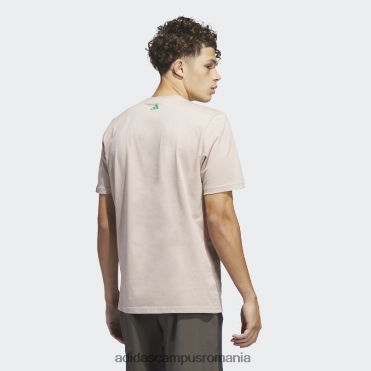 adidas campus romania tricou grafic de baschet cu lanț taupe bărbați taupe J266N25314
