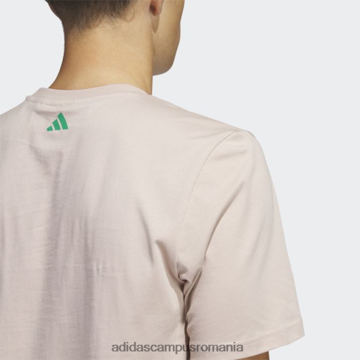 adidas campus romania tricou grafic de baschet cu lanț taupe bărbați taupe J266N25314