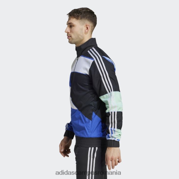 adidas campus romania jachetă neagră pentru ciclism cu grafică trackstand adidas bărbați negru J266N2903