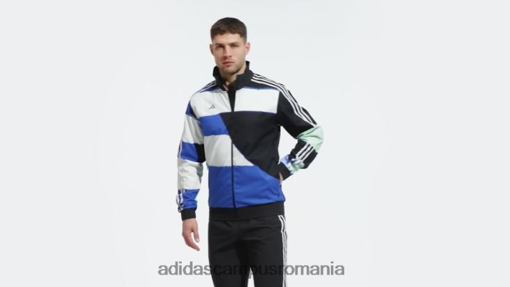 adidas campus romania jacheta de ciclism grafică trackstand neagră bărbați negru J266N214120