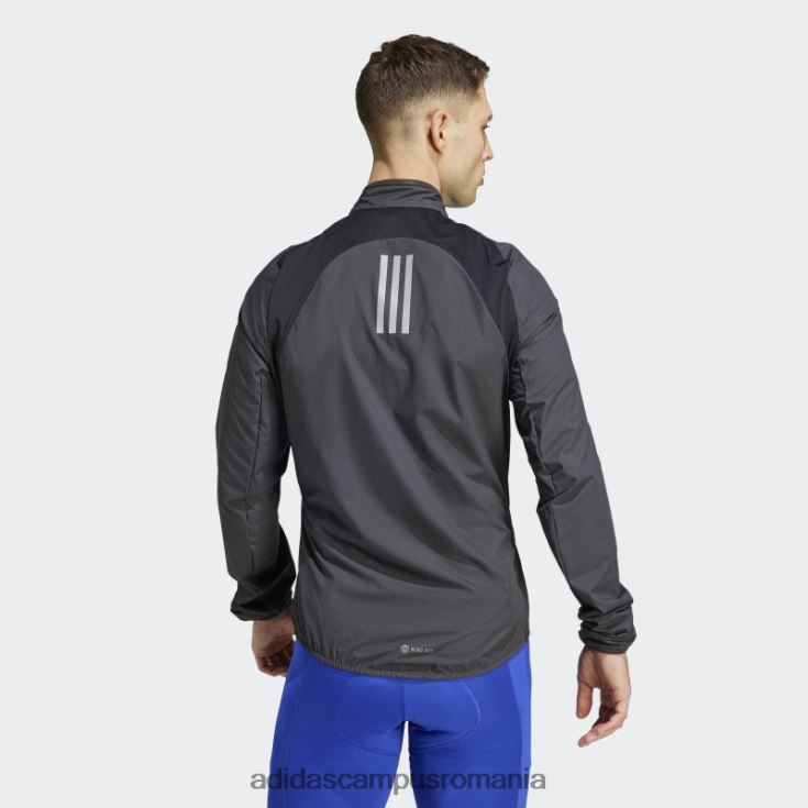 adidas campus romania negru vântul.jachetă de ciclism rdy bărbați negru J266N213762