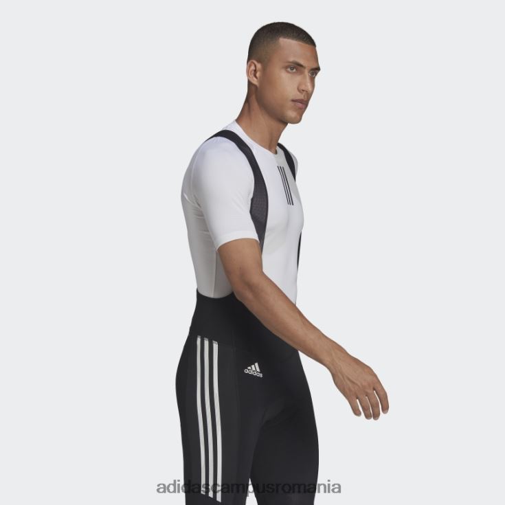 adidas campus romania stratul de bază pentru ciclism cu mânecă scurtă, alb bărbați alb negru J266N21646