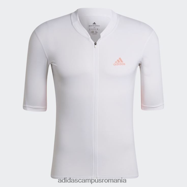 adidas campus romania tricoul de ciclism cu mânecă scurtă alb bărbați alb/roșu acid J266N21328