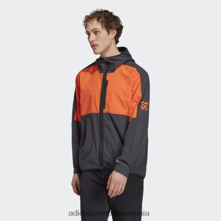 adidas campus romania cinci zece parca-vent portocaliu bărbați portocaliu/negru J266N214083