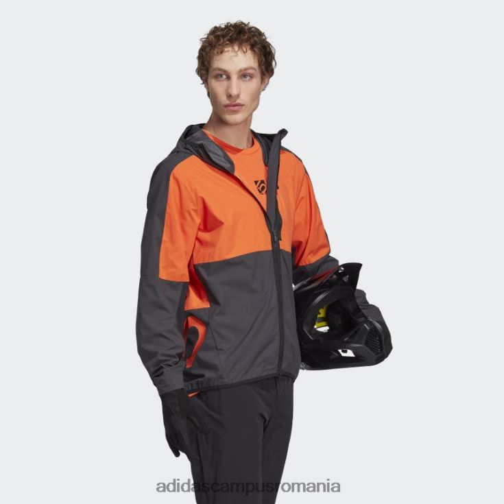 adidas campus romania cinci zece parca-vent portocaliu bărbați portocaliu/negru J266N214083