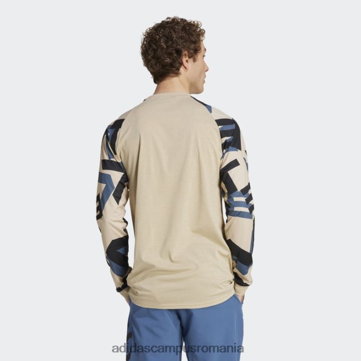 adidas campus romania five ten trailx tricou cu mânecă lungă savanna bărbați savană J266N25827