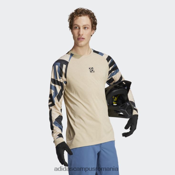 adidas campus romania five ten trailx tricou cu mânecă lungă savanna bărbați savană J266N25827