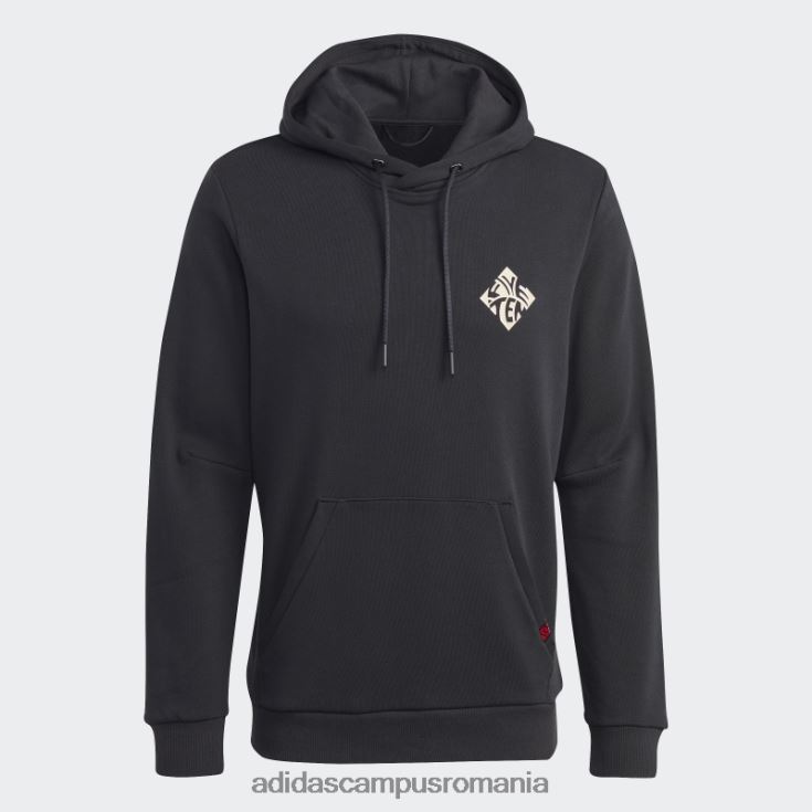 adidas campus romania hanorac grafic negru cinci zece bărbați negru/savana J266N25861