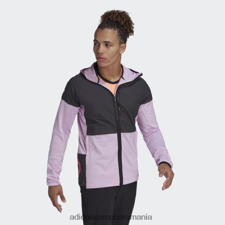 adidas campus romania lila cinci ten flooce jachetă adidas bărbați liliac/negru J266N214967