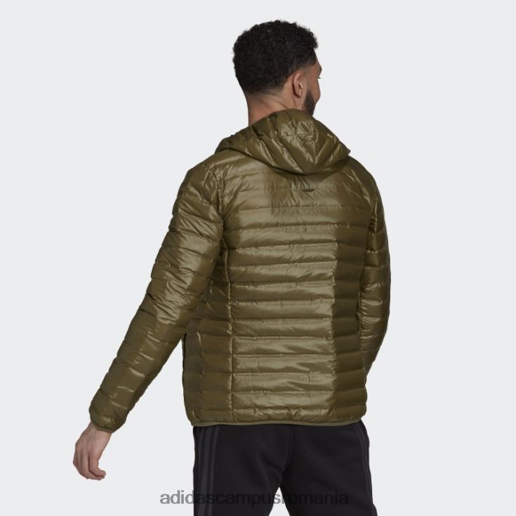 adidas campus romania jachetă de puf cu glugă olive varilite bărbați măsline J266N213847
