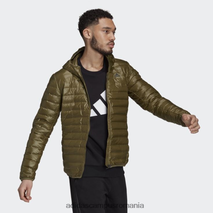 adidas campus romania jachetă de puf cu glugă olive varilite bărbați măsline J266N213847