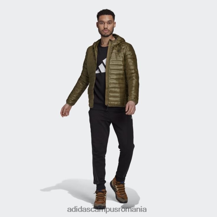 adidas campus romania jachetă de puf cu glugă olive varilite bărbați măsline J266N213847