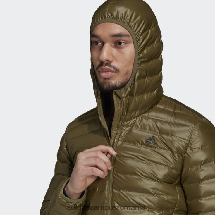 adidas campus romania jachetă de puf cu glugă olive varilite bărbați măsline J266N213847