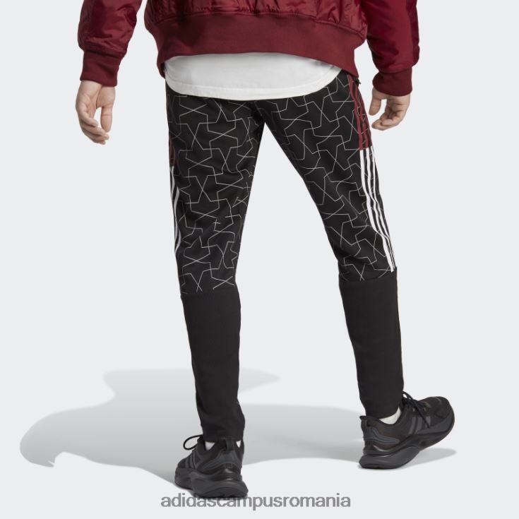 adidas campus romania 32 de echipe pantaloni cu mansete negri bărbați negru J266N21508