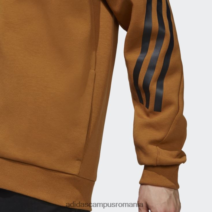 adidas campus romania Bronze future icons Hanorac adidas cu fermoar complet cu 3 dungi bărbați bronz J266N2969