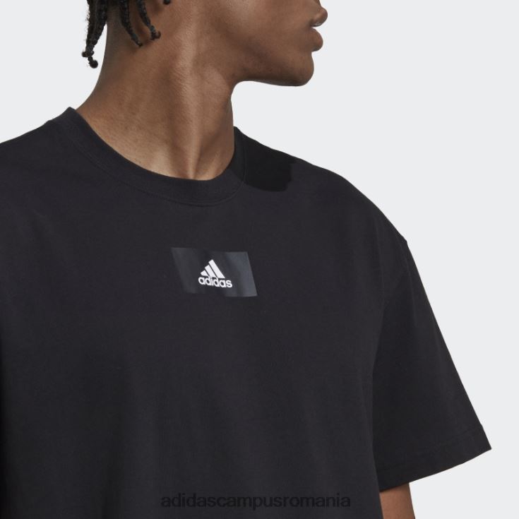 adidas campus romania Essentials feelvivid tricou negru cu umăr adidas bărbați negru J266N27044