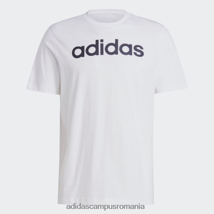 adidas campus romania Essentials tricou cu logo brodat liniar din tricou alb adidas bărbați alb negru J266N213362