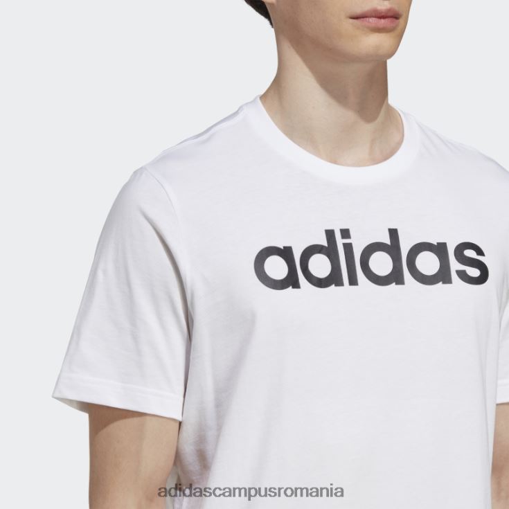 adidas campus romania Essentials tricou cu logo brodat liniar din tricou alb adidas bărbați alb negru J266N213362