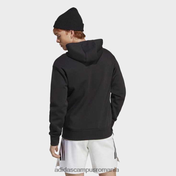 adidas campus romania Insigna icoane viitoare de hanorac sport alb bărbați alb negru J266N25248