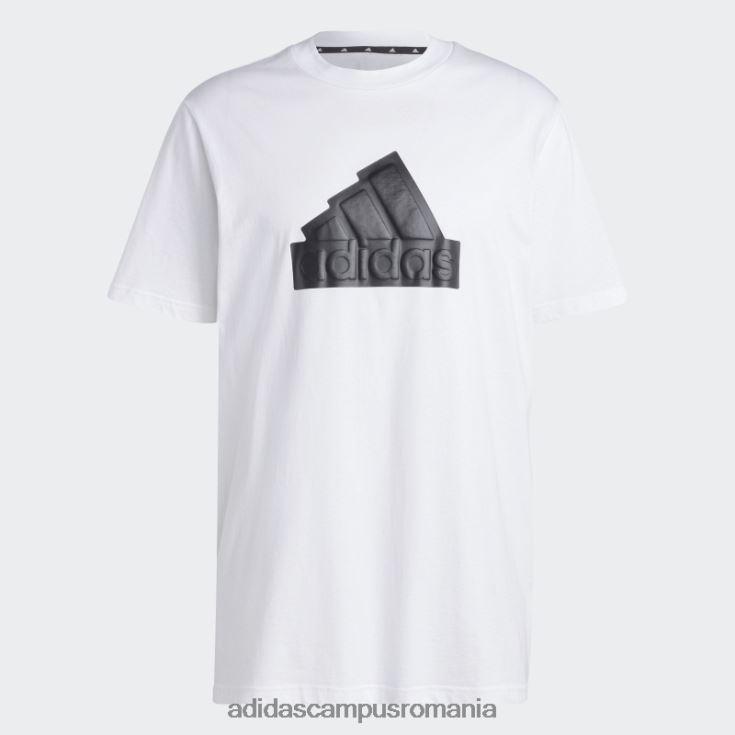 adidas campus romania Insigna icoane viitoare de tricou sport alb bărbați alb J266N213255