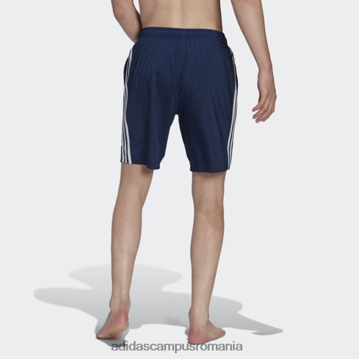 adidas campus romania Pantaloni scurți de baie albi clx cu 3 dungi bărbați bleumarin/alb J266N213202